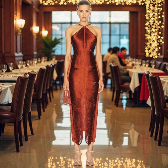 Cult Gaia  Renata gown Size S NEW - Picture 13 of 15